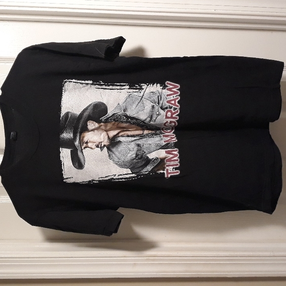 tim McGraw Tops - Tim McGraw BAND SHIRT SZ.L